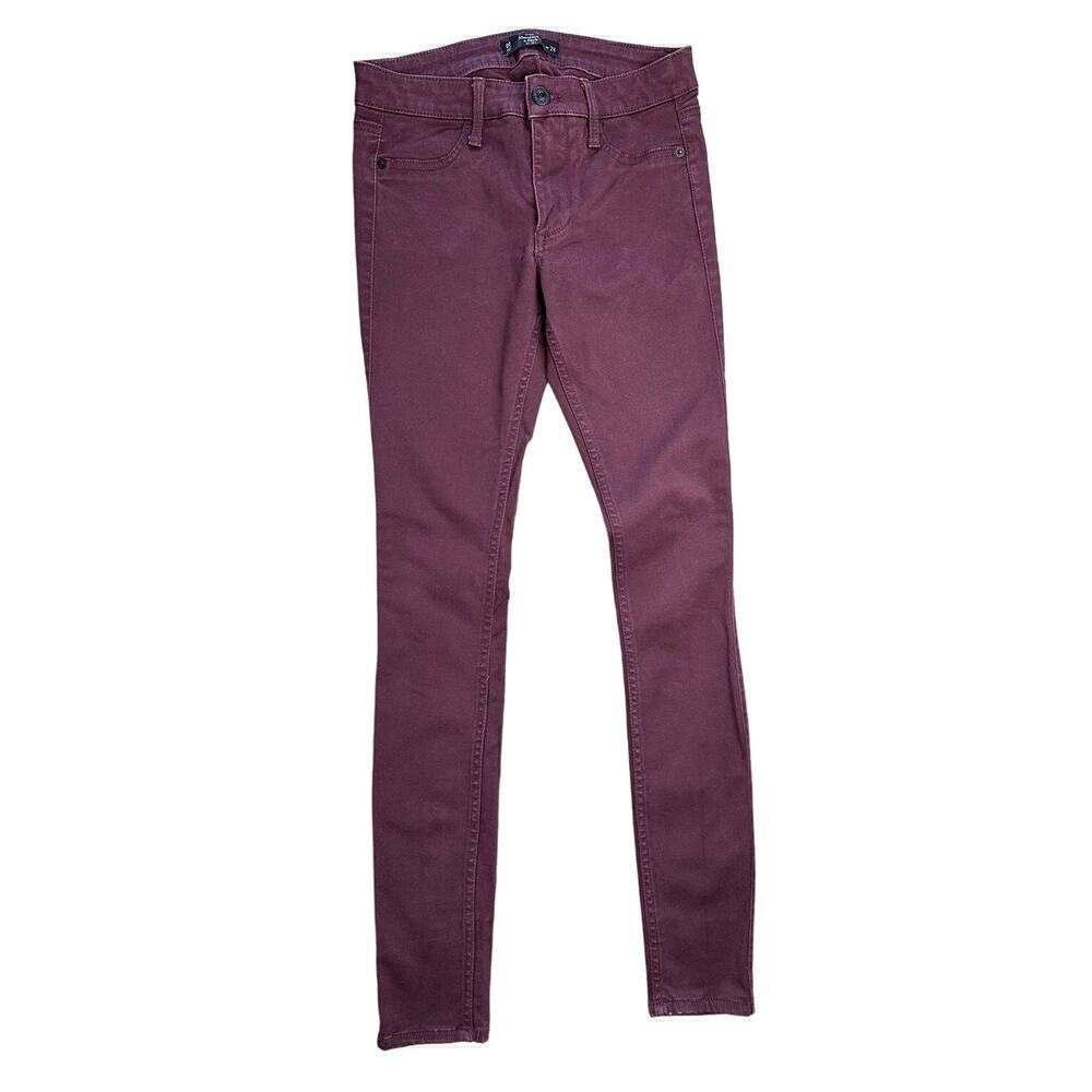 Abercrombie & Fitch Slim Straight Stretch Jeggings, Size 24 (00)